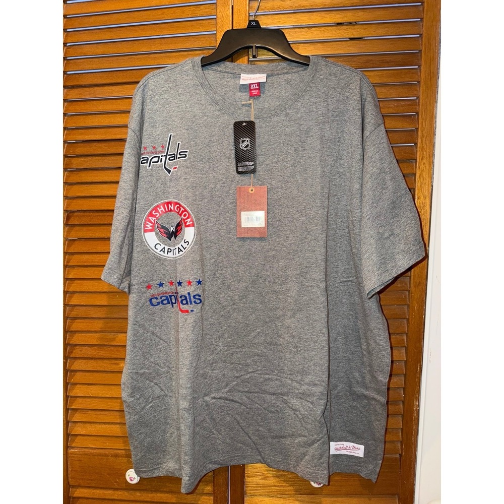 Washington Capitals Mitchell & Ness Shirt. Mens XXL(NWTS)